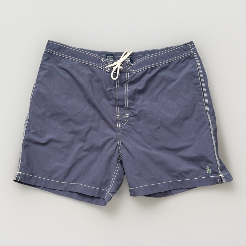 Polo Ralph Lauren Swim Trunks Mens XXL Blue Board Shorts Mesh Lined